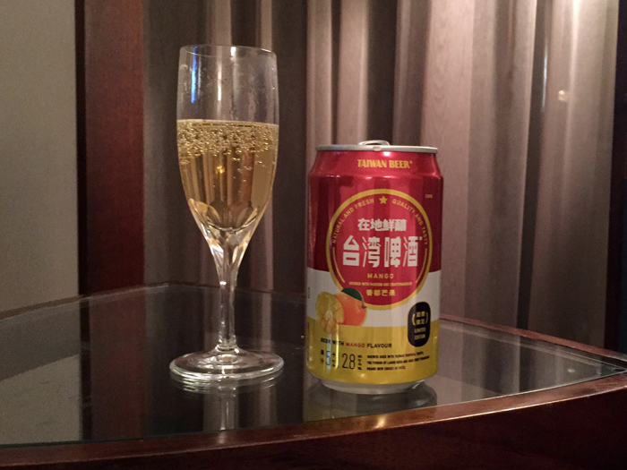 台湾フレーバービール　これはマンゴー味です。